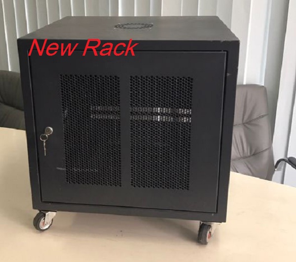 Tủ mạng New Rack 10U-D600 cánh lưới